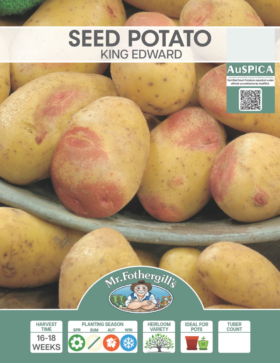 Potato King Edward 1kg bag