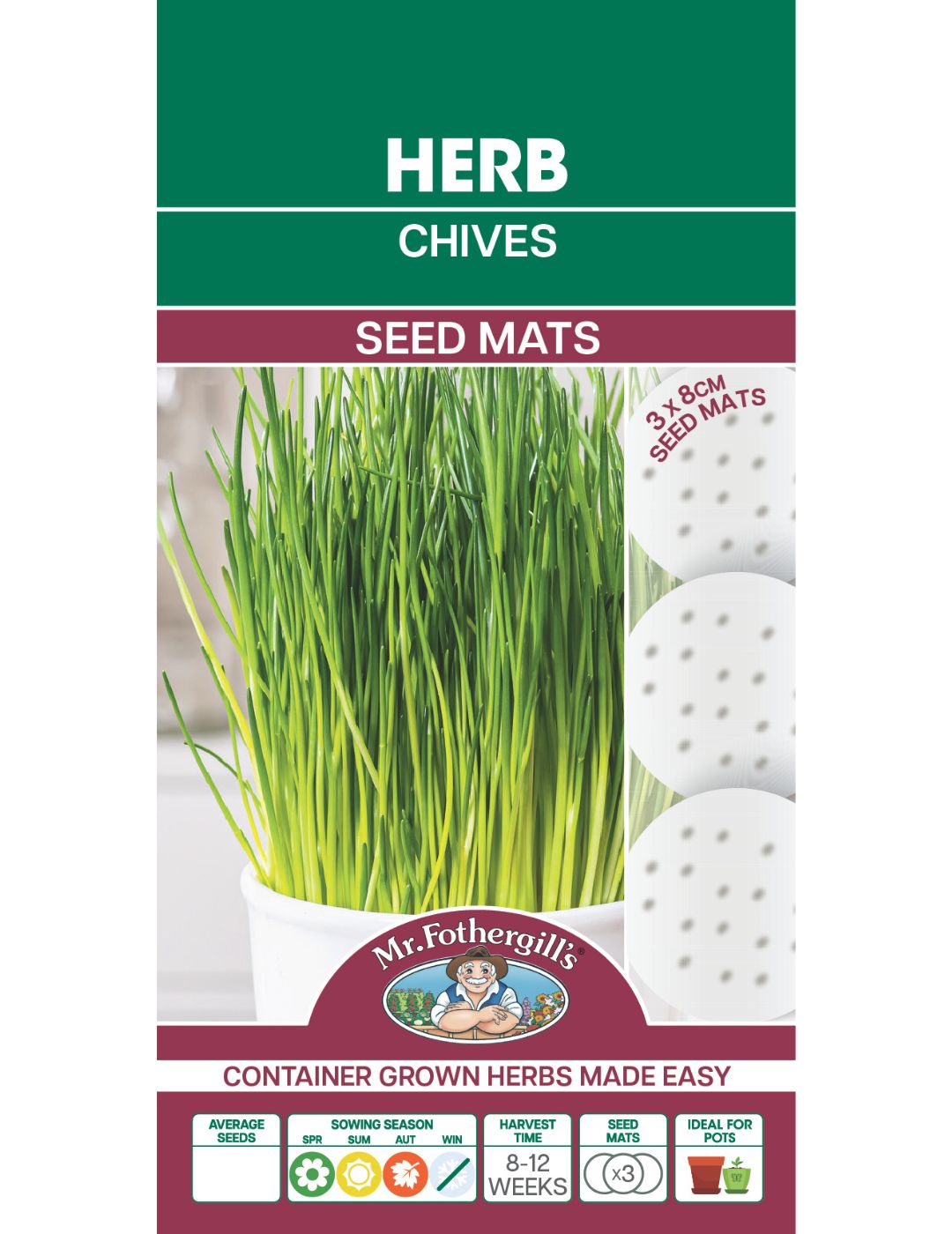 Chives Seed Mat