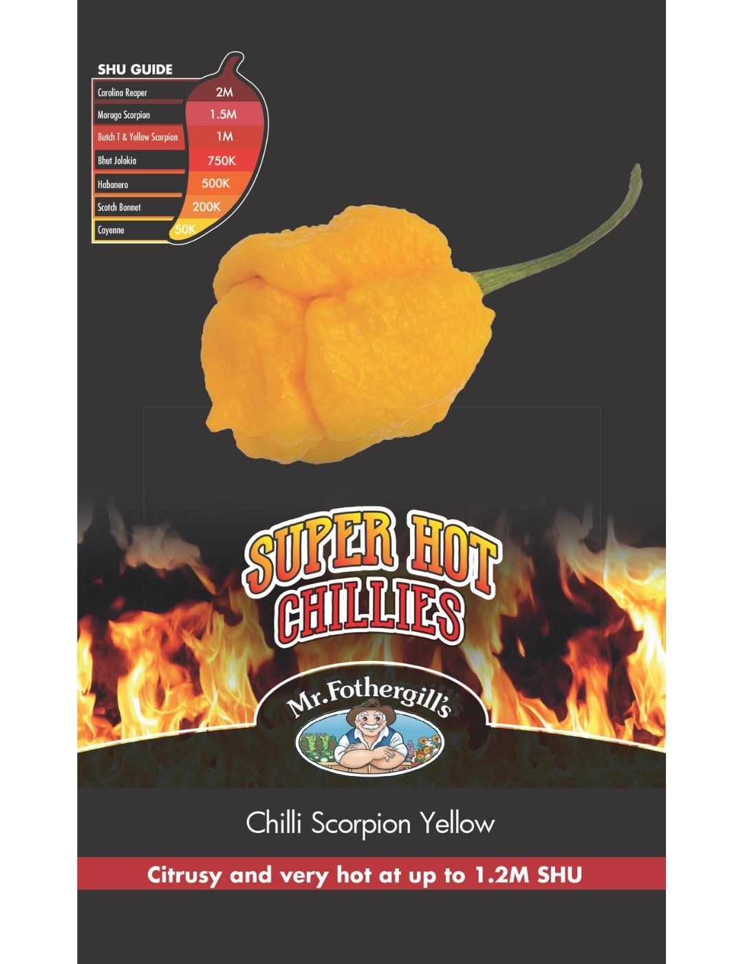 Super Hot Chilli Scorpion Yellow