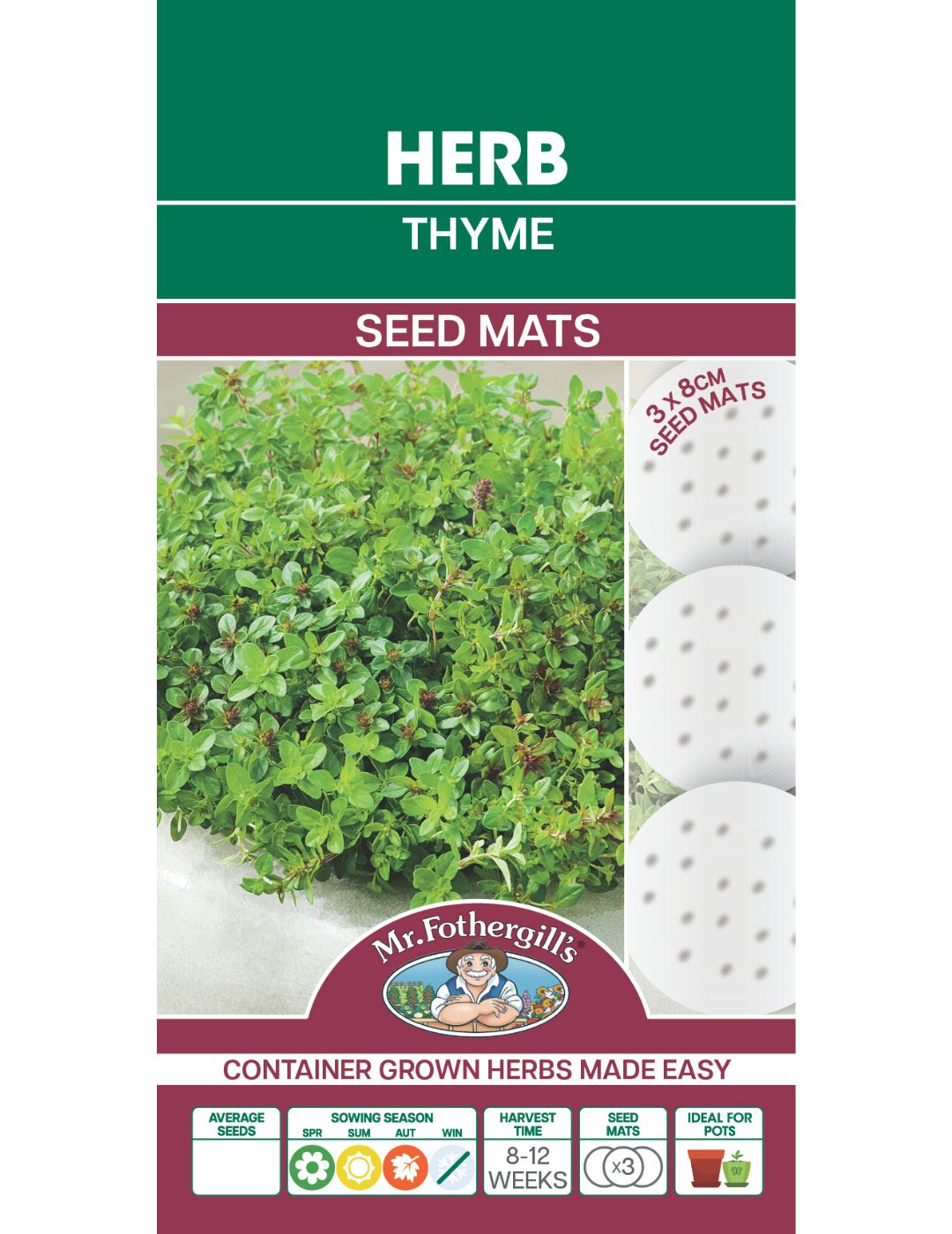 Thyme Seed Mat