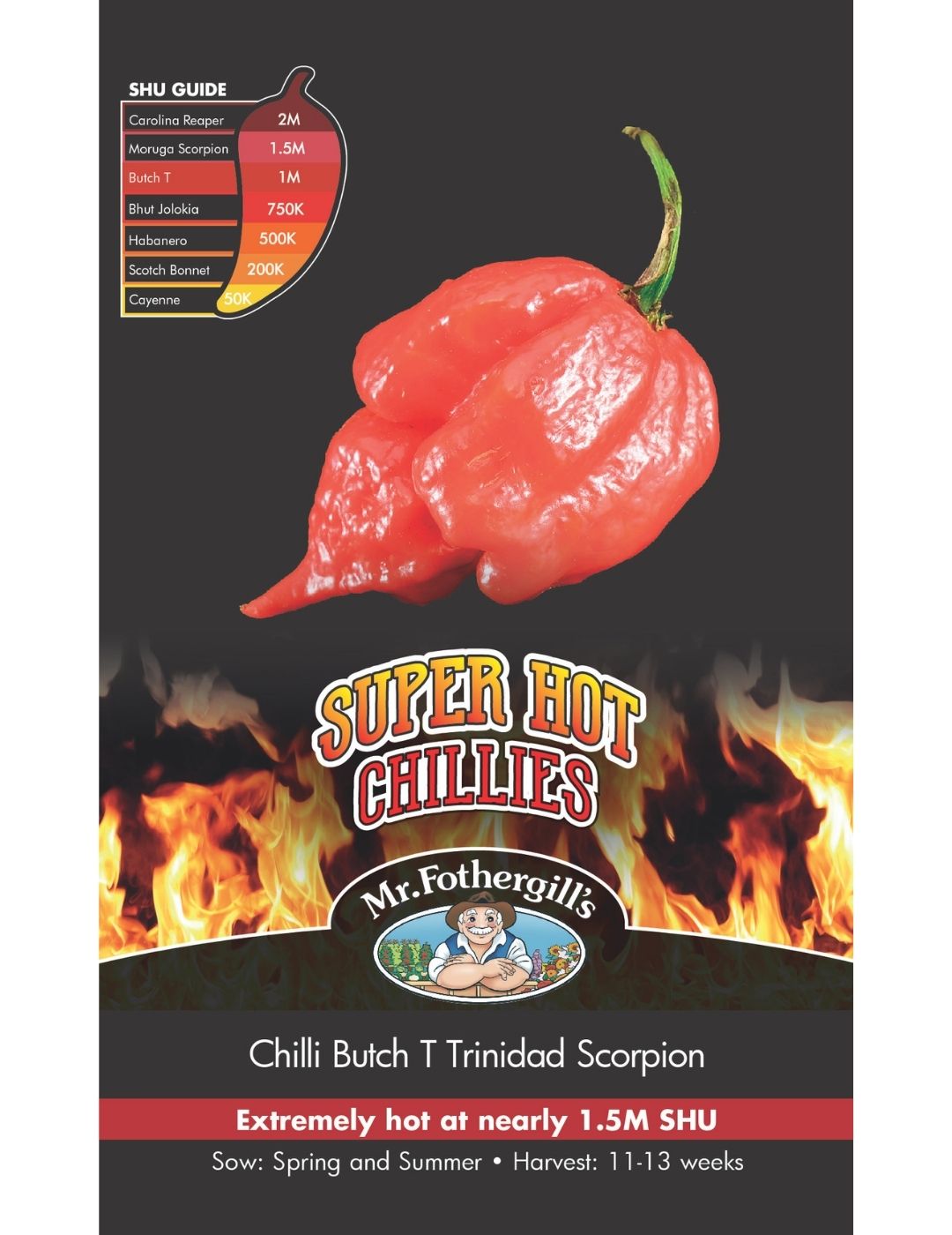 Super Hot Chilli Butch T Trinidad Scorpion