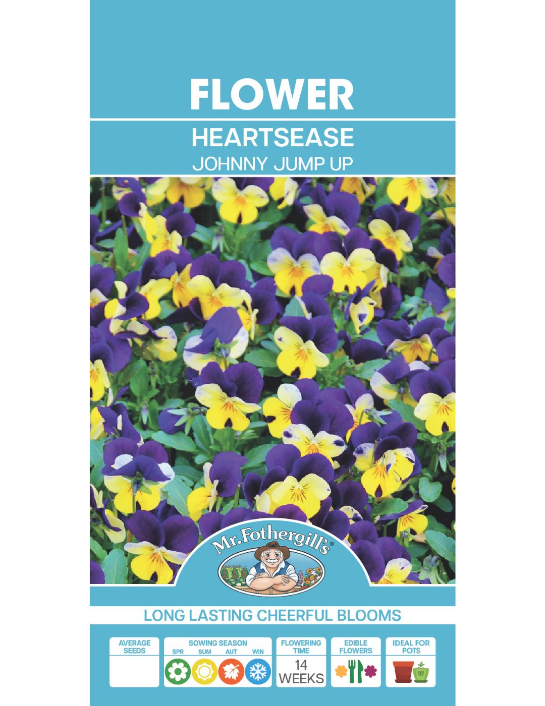 Heartsease Johnny Jump Up Seeds