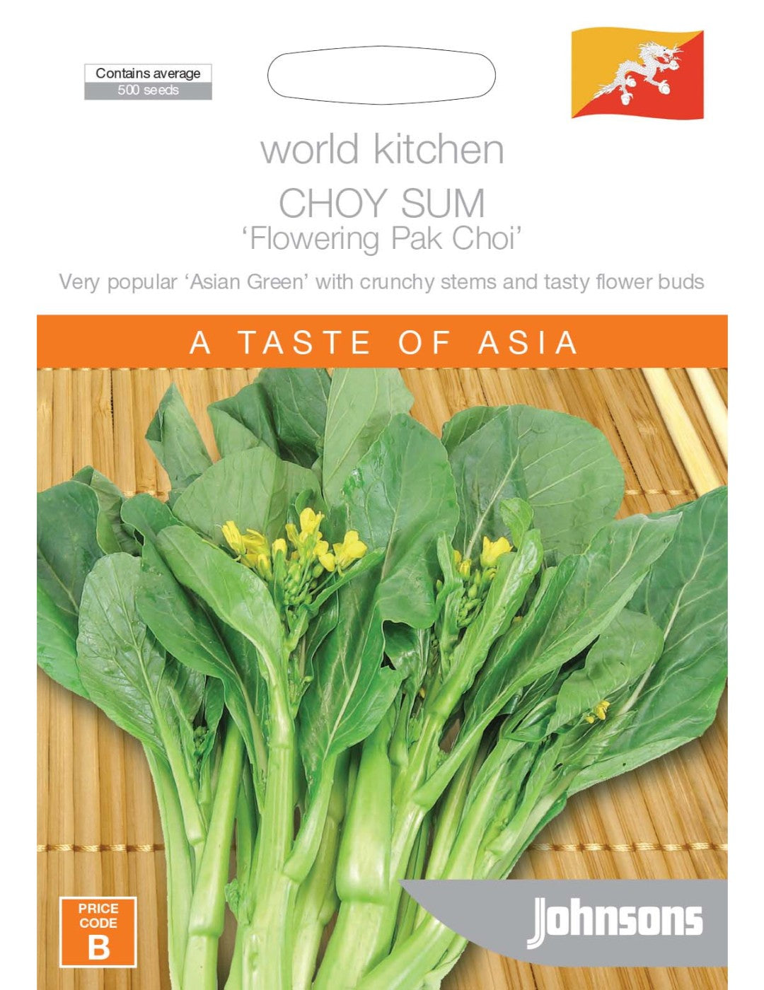 Choy Sum 'Flowering Pak Choi'