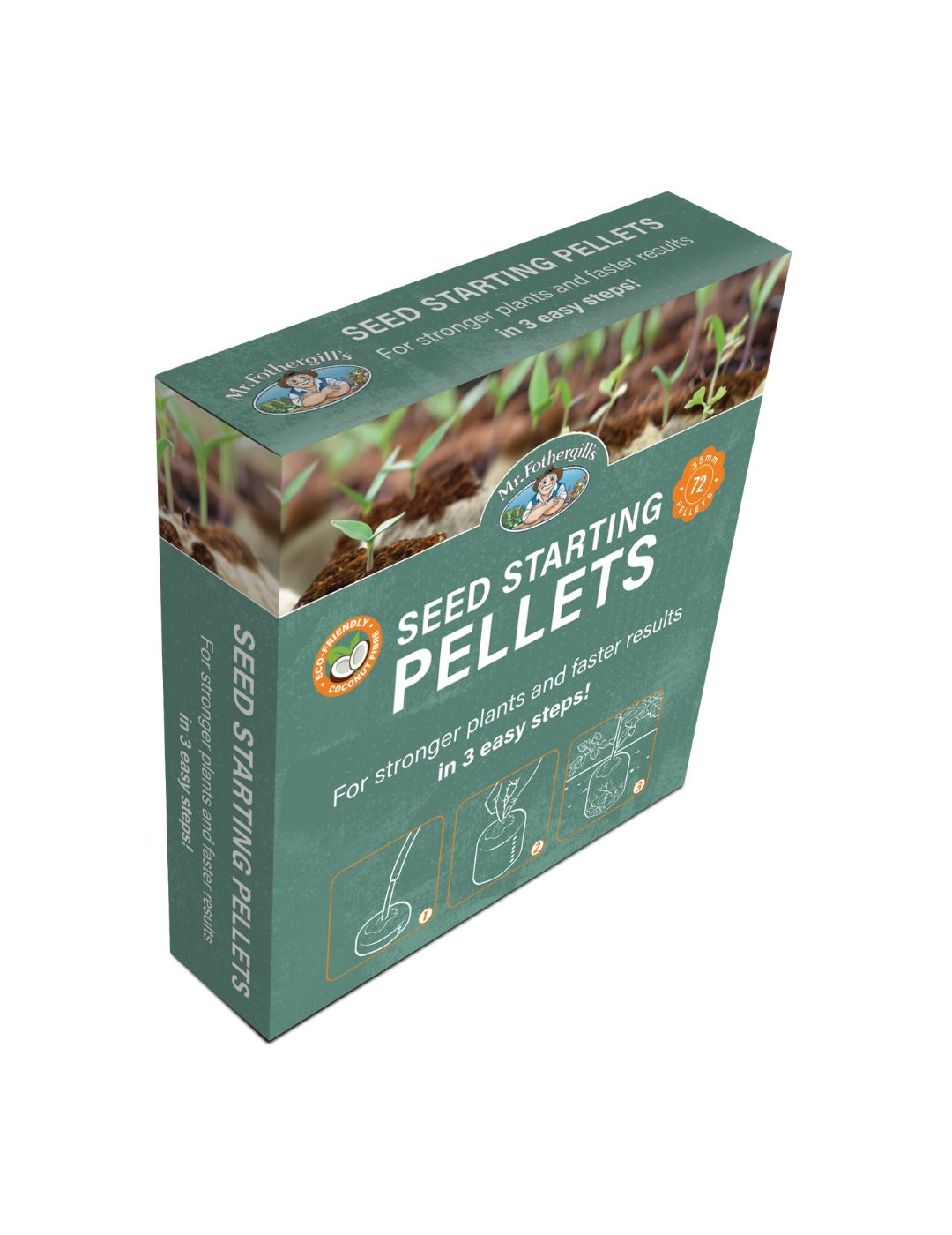 Mr Fothergill's 35mm Coco Fibre Seed Starting Pellets (72 Pellets)