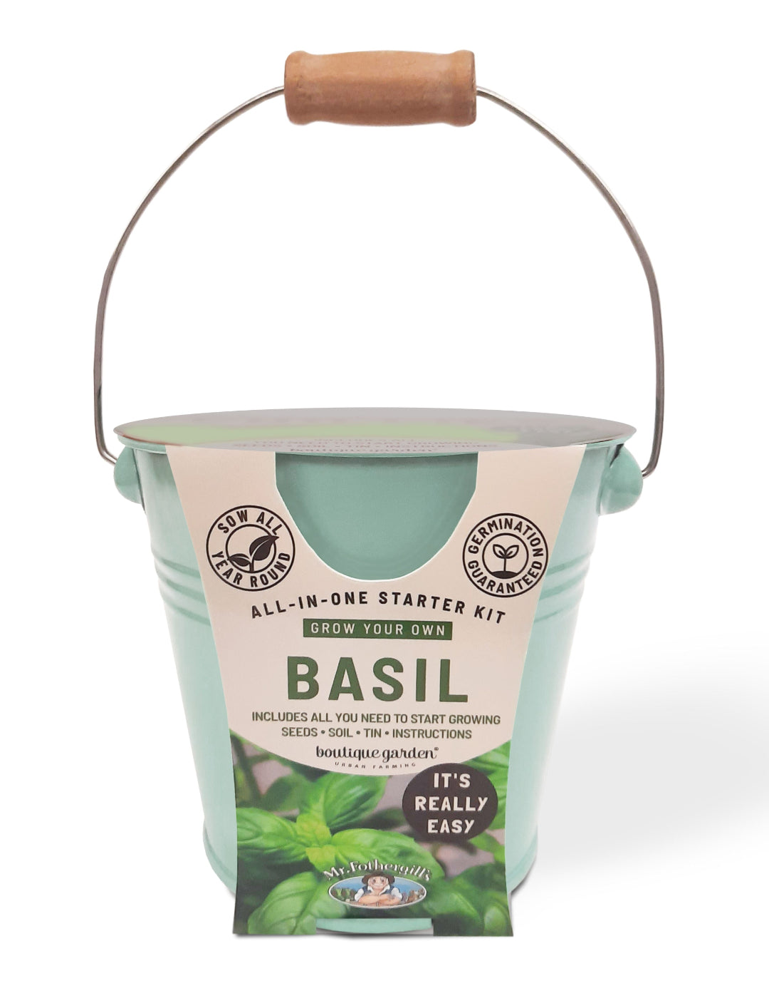 Basil - Round Grow Kit Tin