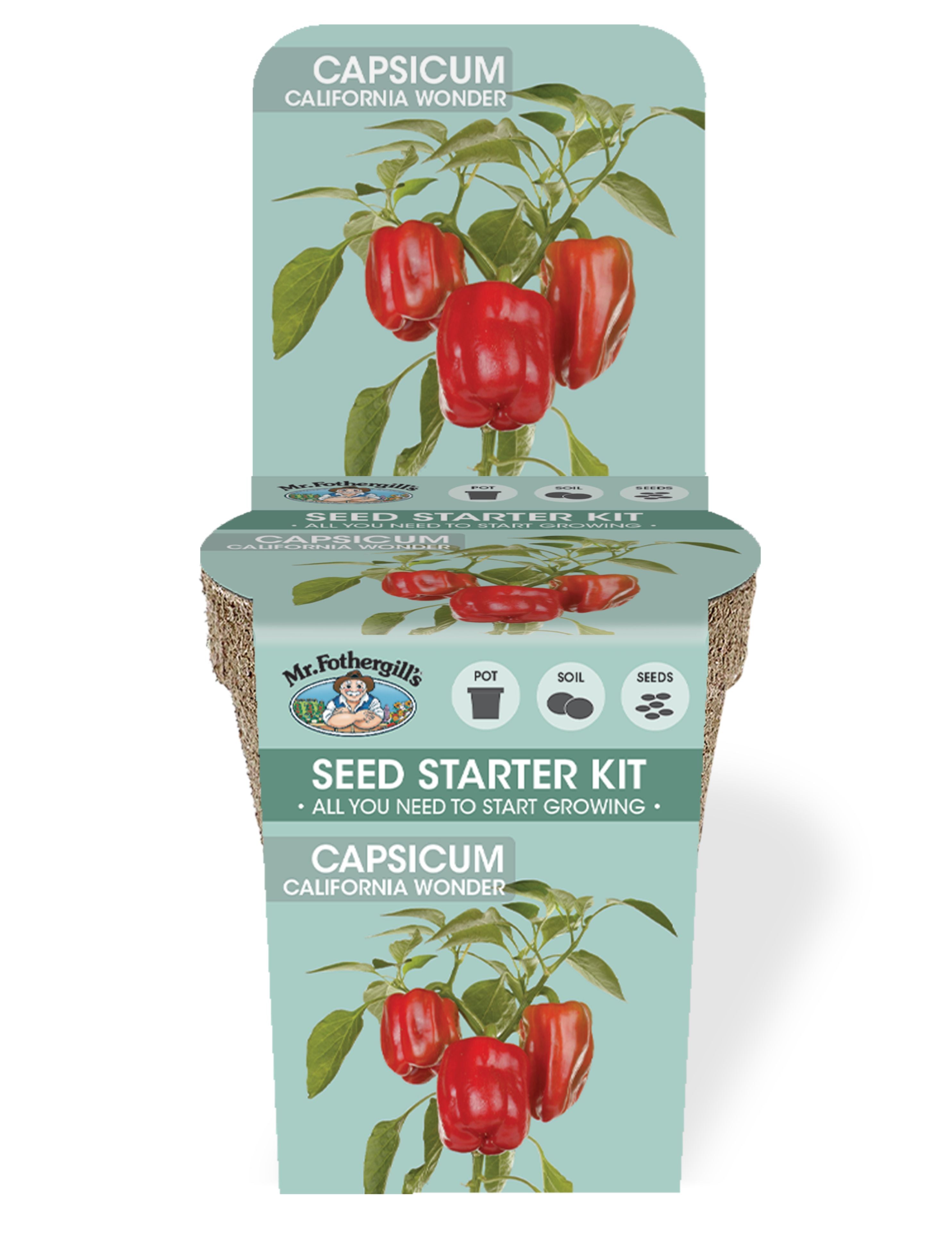 Capsicum California Wonder Seed Starter Kit