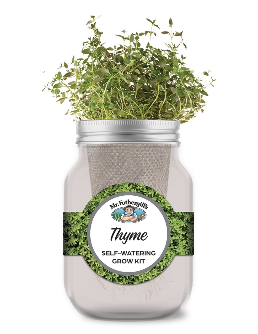 Self Watering Mason Jar - Thyme