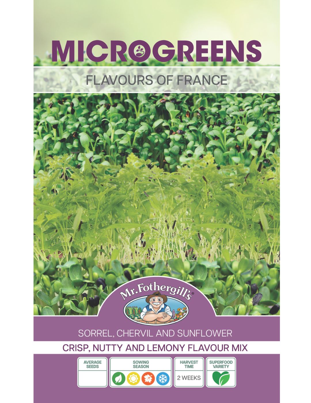 Microgreens Flavours of France - NOT AVAILABLE TO WA