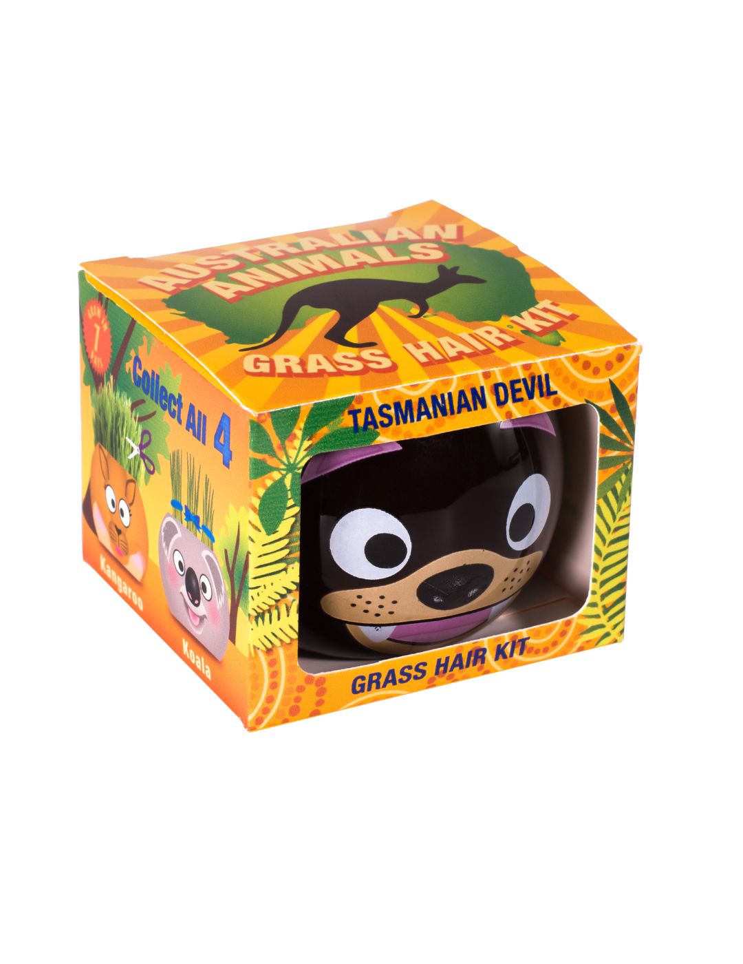 Grass Hair Kit - Aussie Animals (Tasmanian Devil)