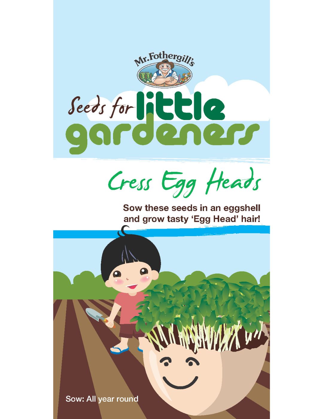 Little Gardeners - Cress Eggheads