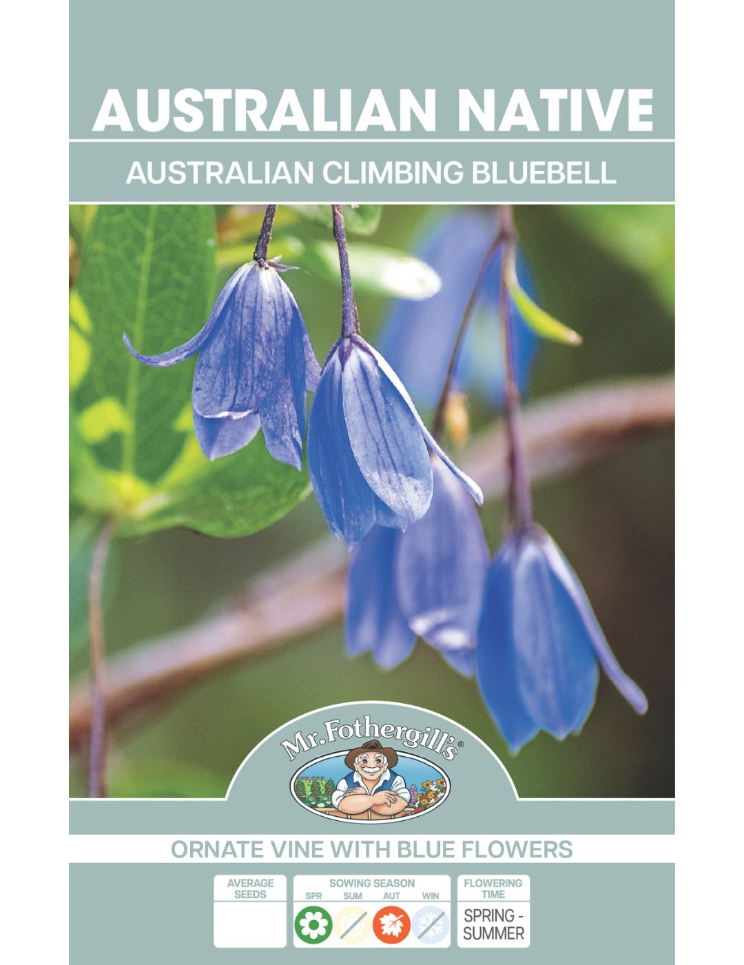 Australian Climbing Bluebell Seeds (Wildflower - NOT AVAILABLE TO SA/TAS/VIC)