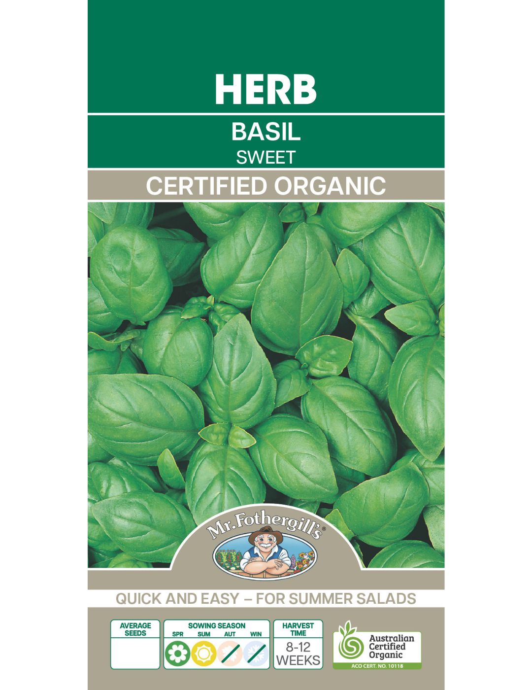 Basil Sweet Genovese ORGANIC