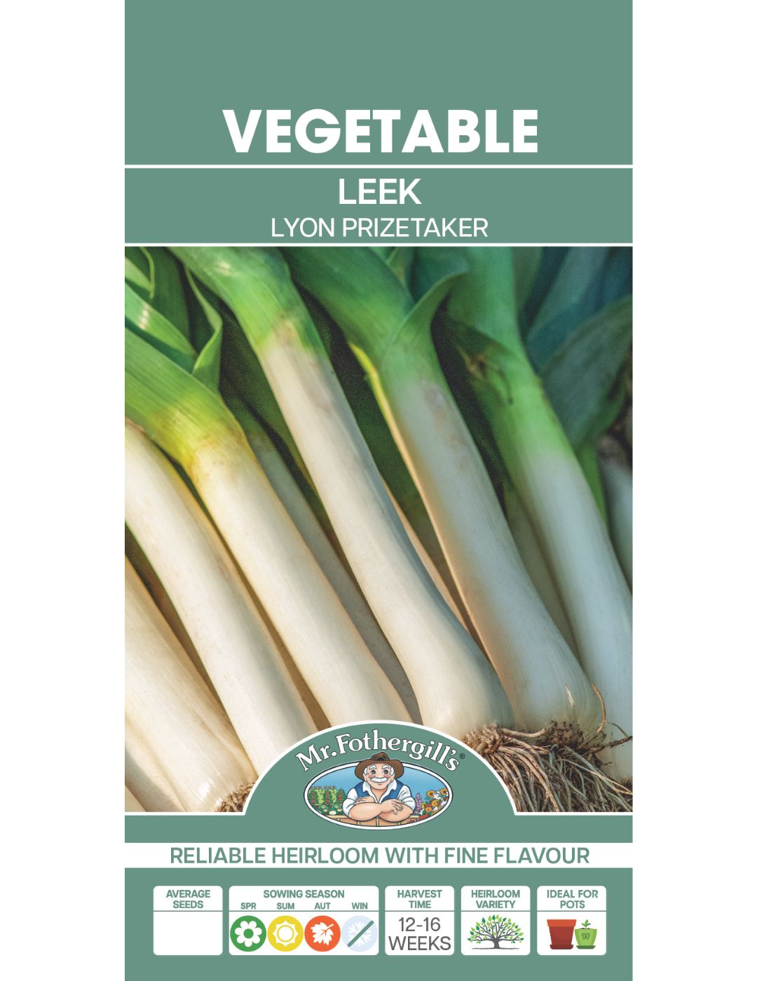 Lyon Prizetaker Leek Seeds