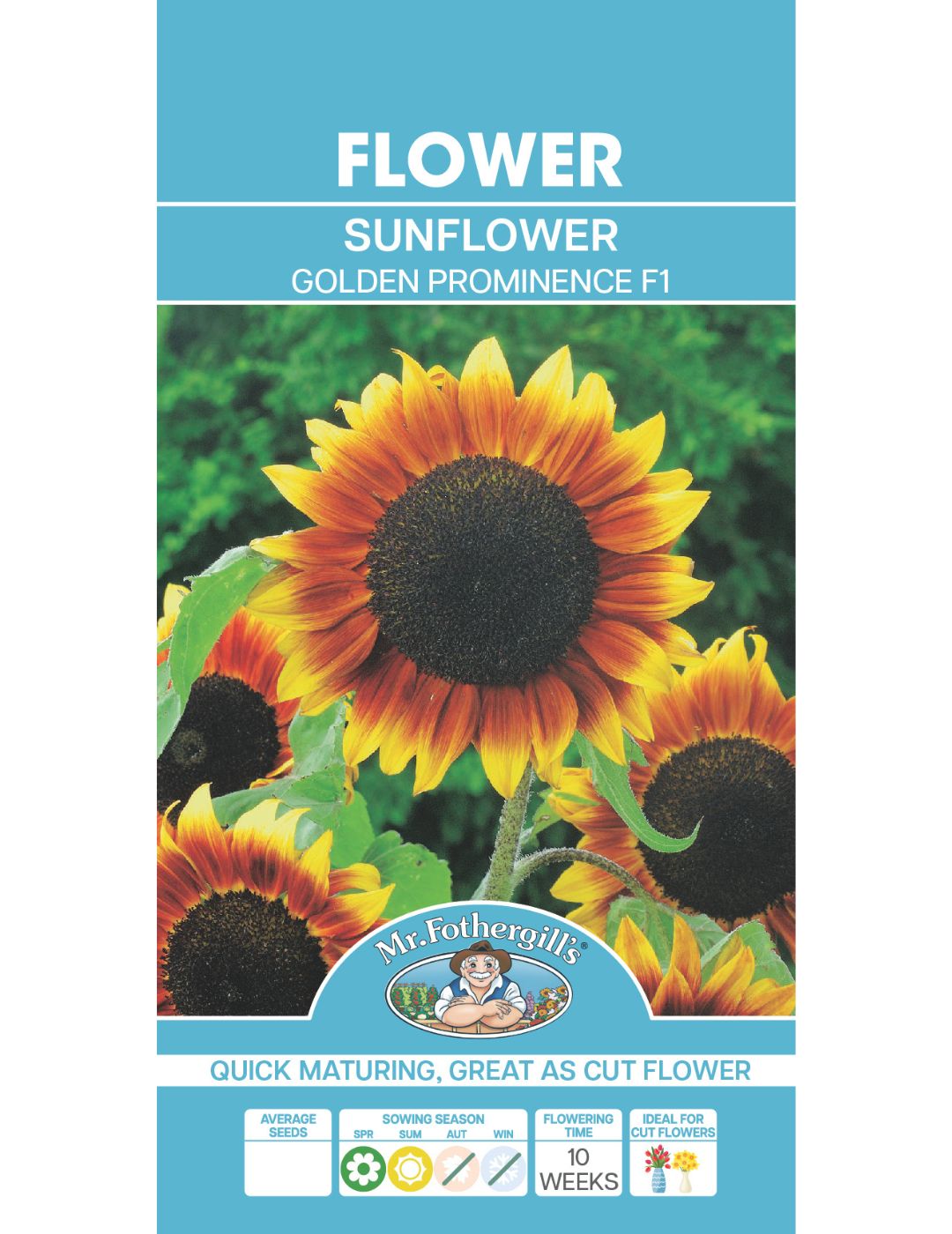 Sunflower Golden Prominence F1 Seeds