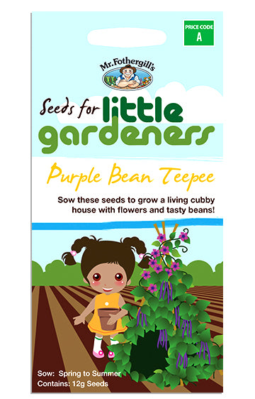 Little Gardeners - Purple Bean Teepee