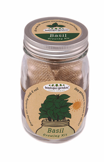 Mason Jar Grow Kits - Basil