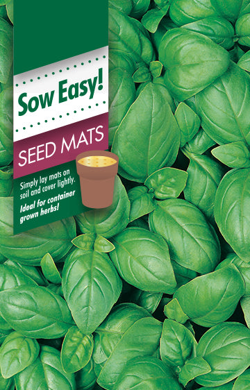 Basil Sweet Genovese Seed Mat