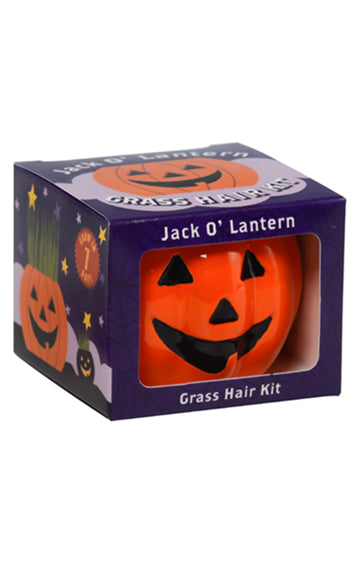 Grass Hair Kit -  Halloween Pumpkin (Jack O Lantern)