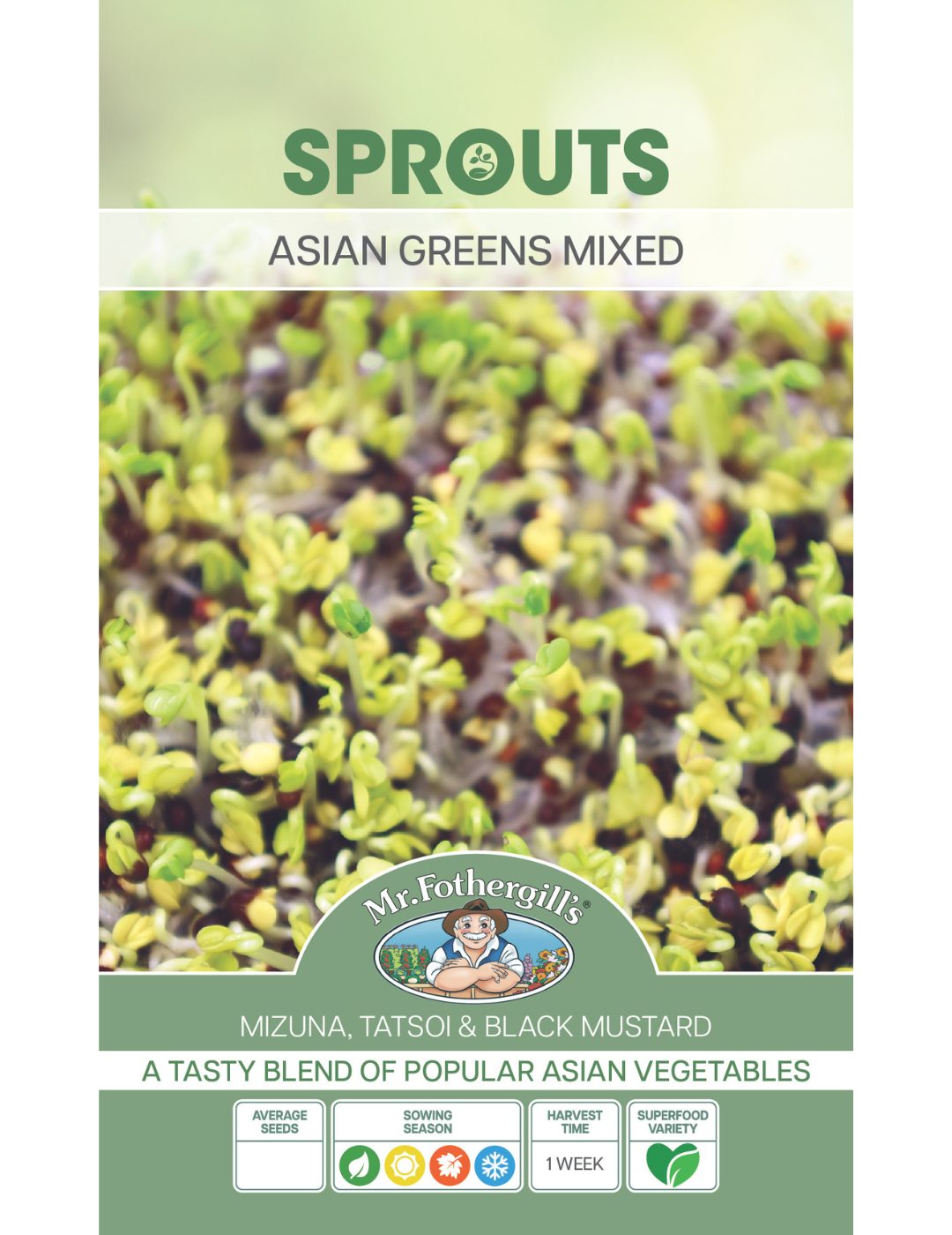 Sprouts Alive Asian Greens Mix