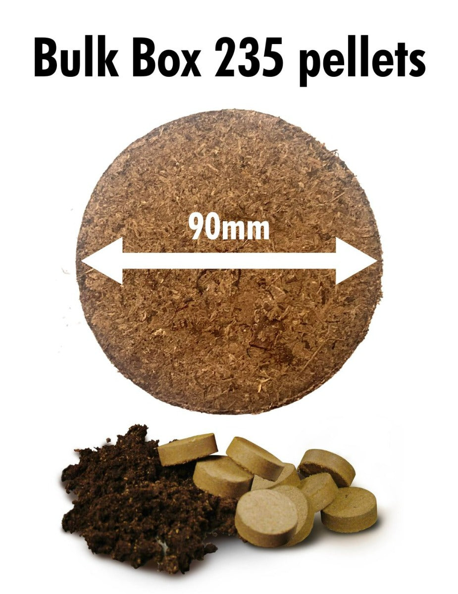 Jiffy Quick Soil Mix 90mm Peat Pellets - 235 Bulk Pack