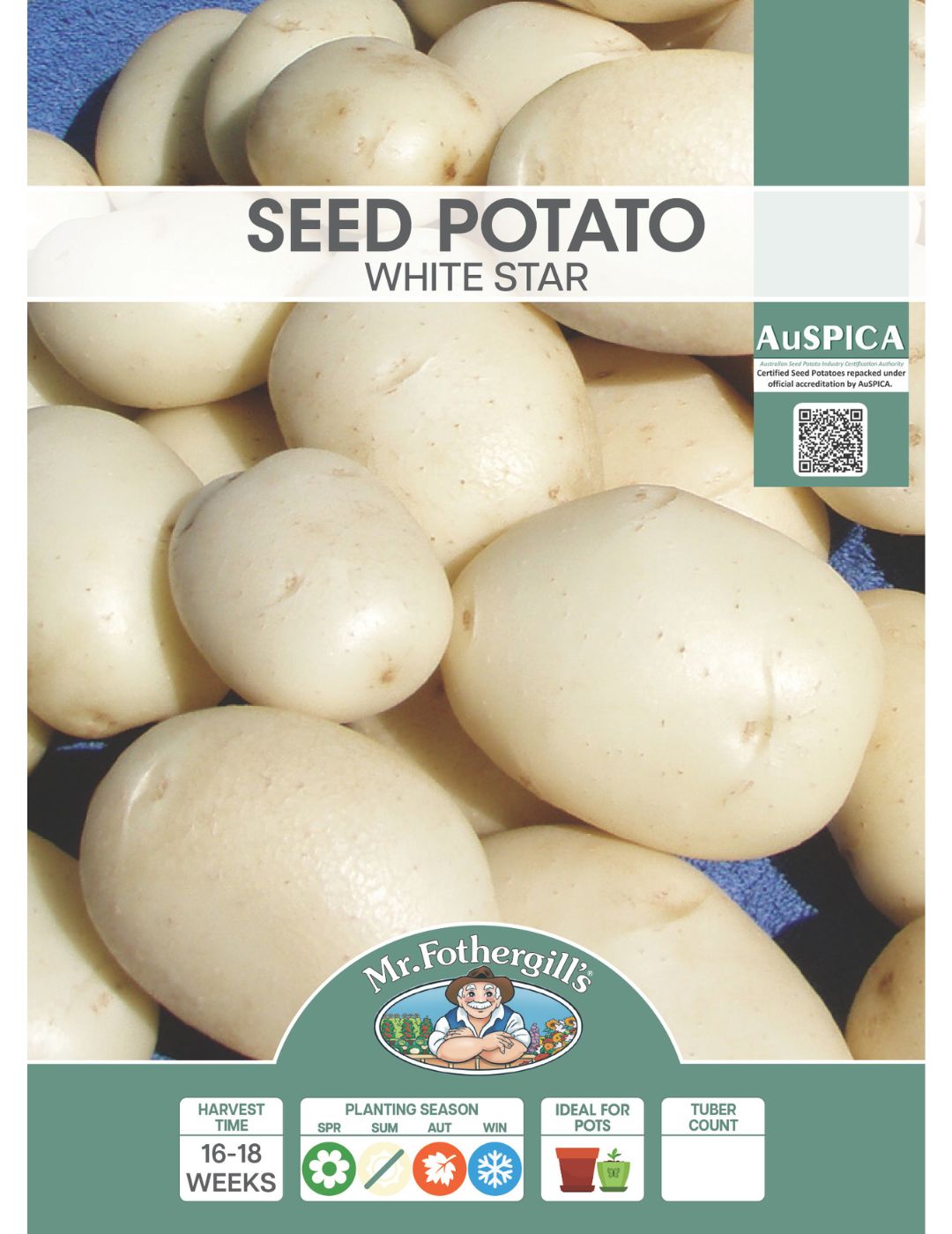 Potato White Star 1kg bag