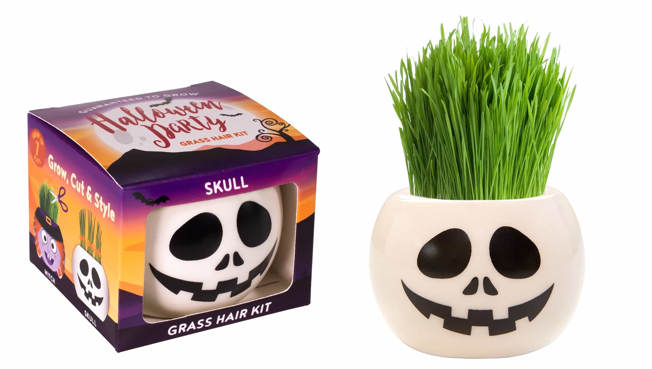 Grass Hair Kit -  Halloween Party (Skull)